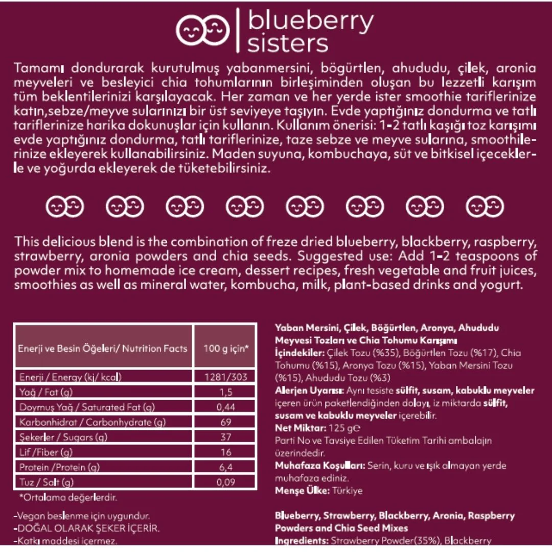 Blueberry Megamix 125 gr. - Image 3